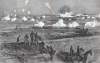 Explosion of the Mine, Petersburg, Virginia, July 30, 1864, artist's impression, zoomable image