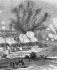 Explosion of the Mine, Battle of the Crater, Petersburg, Virginia, July 30, 1864, artist's impression, zoomable image, detail