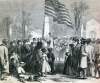 Dedication of the 14th New Hampshire Monument, Winchester, Virginia, April 10, 1866, artist's impression