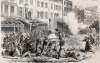 Rioters clashing with Army and Militia Units, New York City, July 13, 1863, British artist's impression, zoomable image