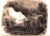 New York Rifles firing on each other, September 9, 1861, at Willett's Point, New York, artist's impression