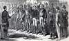 Confederate prisoners taking the oath of allegiance, Virginia, September, 1864, artist's impression, zoomable image, detail