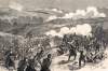 Battle of Pea Ridge, "Final Advance," March 8, 1862, artist's impression, zoomable image