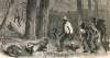 Possum hunting, Maryland, 1865, artist's impression