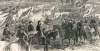 "An Advance of the Army of the Potomac," Alfred R. Waud in Harper's Weekly, January 1864, zoomable image, detail