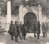 Prince of Wales visit to tomb of George Washington, October 5, 1860, artist's impression, detail