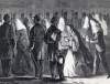 Accused Lincoln murder conspirators transferred to Washington Penitentiary, May 1865, artist's impression, detail
