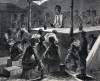 Evening African-American Prayer Meeting, City Point, Virginia, September, 1864, artist's impression, zoomable image, detail