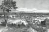 United States troops entering Petersburg, Virginia, April 3, 1865, artist impression, zoomable image