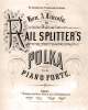 "The Rail Splitters Polka," sheet music cover, 1860