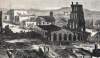 Ruins of Lawrence, Kansas, August 1863, artist's impression, detail