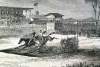 Steeplechasing, Hoboken Racecourse, New Jersey, June 22, 1866, artist's impression, detail