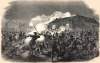 Street fighting at Salem in Dent County, Missouri, December 3, 1861, artist's impression