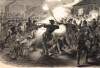 Street fighting at Salem in Dent County, Missouri, December 3, 1861, artist's impression, detail