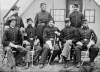 Major Henry W. Sawyer, First New Jersey Cavalry, and staff, March, 1865