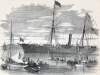 Sailing of the R.M.S. Somerset from Baltimore, Maryland bound for Liverpool, September 30, 1865, artist's impression