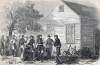 Confederate surrender negotiations, Orange County, North Carolina, April 18, 1865, artist's impression