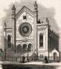 Synagogue of the Congregation Bnai Jeshurun, 34th Street, New York City, 1866, artist's impression