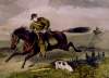 The Pursuit.  Pony Express rider, circa 1861