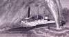 Explosion of a river mine under the U.S.S. Commodore Barney, August 4, 1863, artist's impression, detail