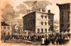 Custom House, Wheeling, Virginia, convention of western Virginia counties, summer 1861, artist's impression, zoomable image