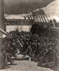 Slaves on the deck of the captured slaveship "Wildfire," April 1860