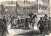 Return of Second New York Volunteer Infantry to New York City, February 9, 1864, artist's impression, zoomable image