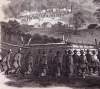 Battle of Bealington near Laurel Hill, Virginia, July 8, 1861, artist's impression, detail