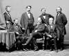 John Andrew Jackson Creswell, Post-Master General, posed with his assistants, circa 1872, zoomable image