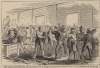 Confederates seize Union supplies in Chambersburg, Pennsylvania, October 1862, artist's impression